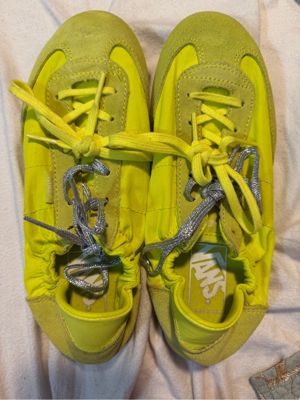 Vans Neon Yellow Ballet Sneakers